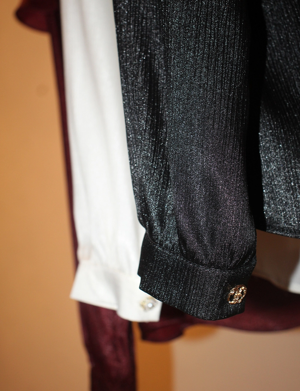 Black Éclat — Roselle Silk Blouse — View 6