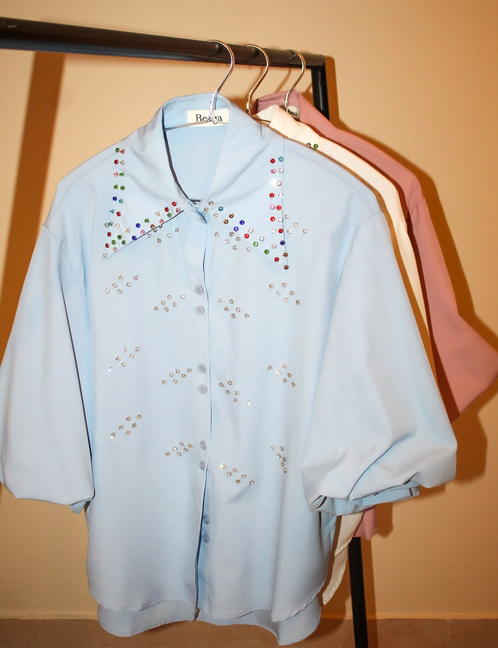 Blue Halo — Crystal Lantern Shirt — View 4
