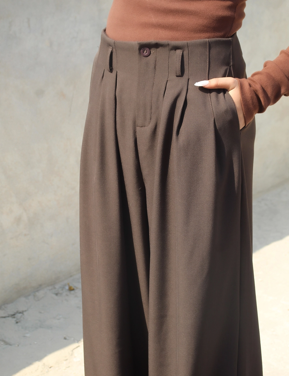 Cocoa Drape Pant