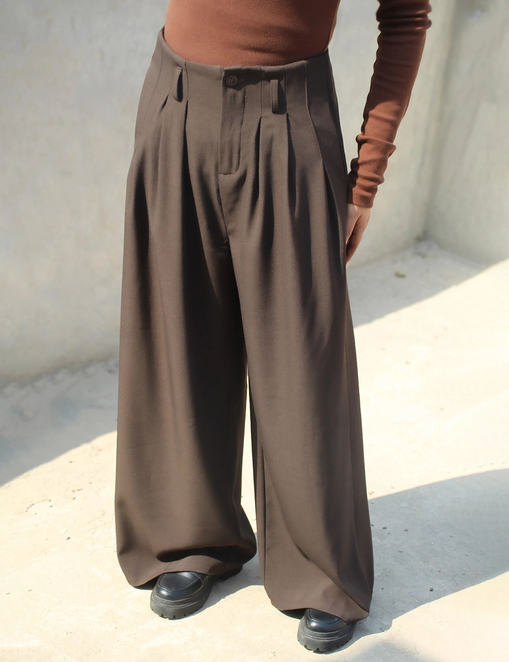 Cocoa Drape Pant — View 3