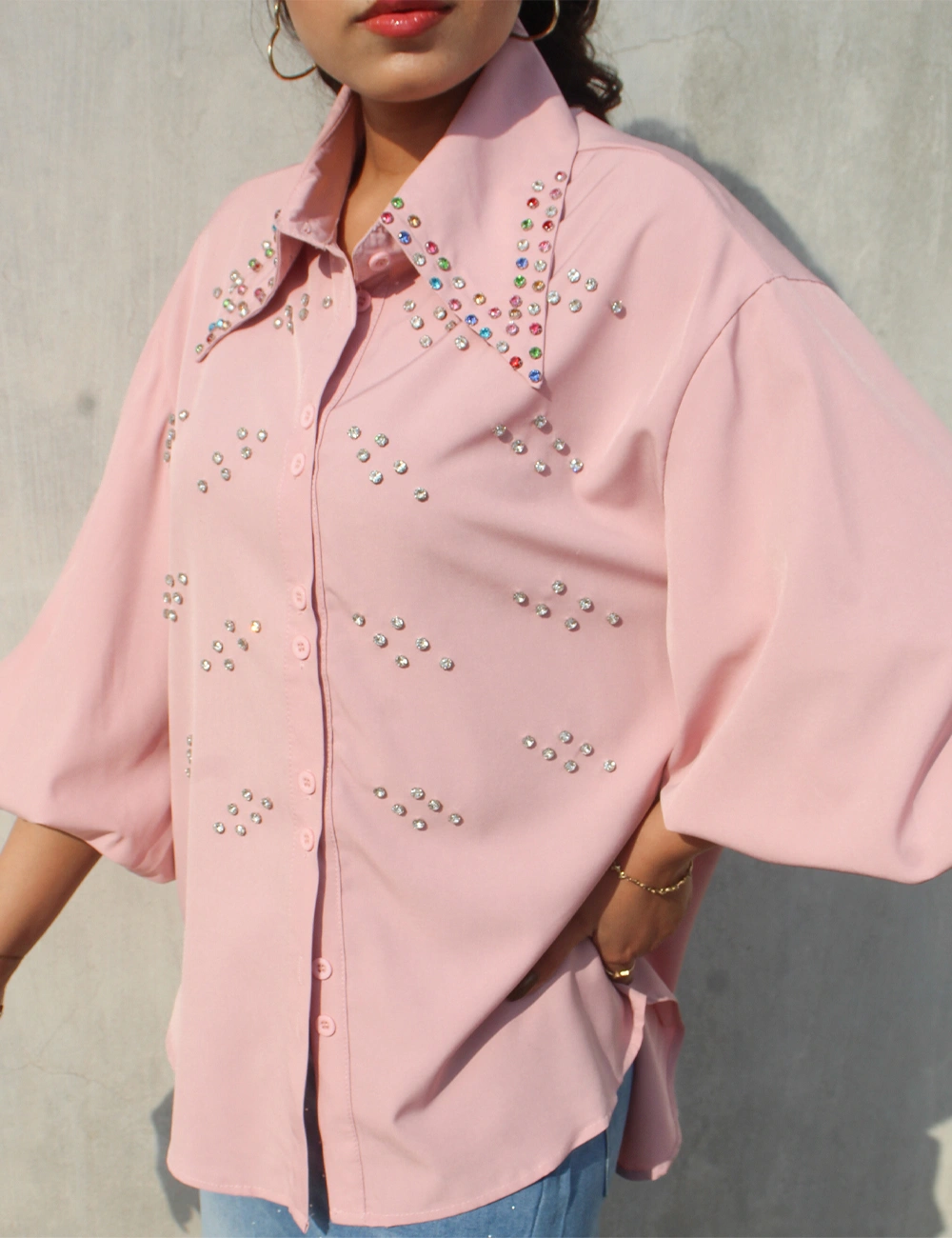 Pink Petal — Crystal Lantern Shirt — View 4