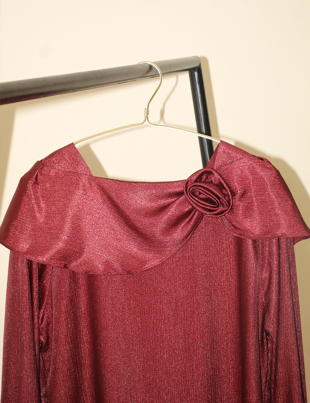 Rouge Éternel — Roselle Silk Blouse — View 4