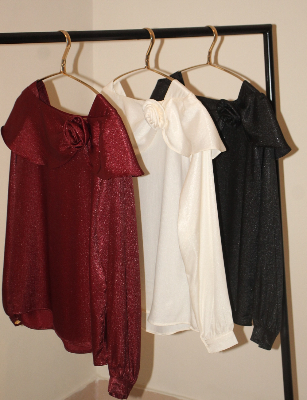 Rouge Éternel — Roselle Silk Blouse — View 7